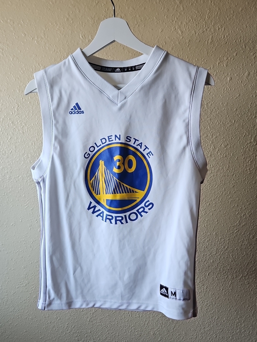 Adidas Youth Golden State Warriors #30 Jersey